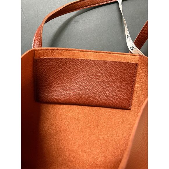 NWOT Vince Camuto Vegan Leather Shoulder Bag w/ dustbag and care instuctions - Picture 9 of 10